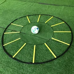 Portable Round Circular Agility Speed Ladder for Indoor Outdoor Football Basketball Badminton Step Training Sports Bendable