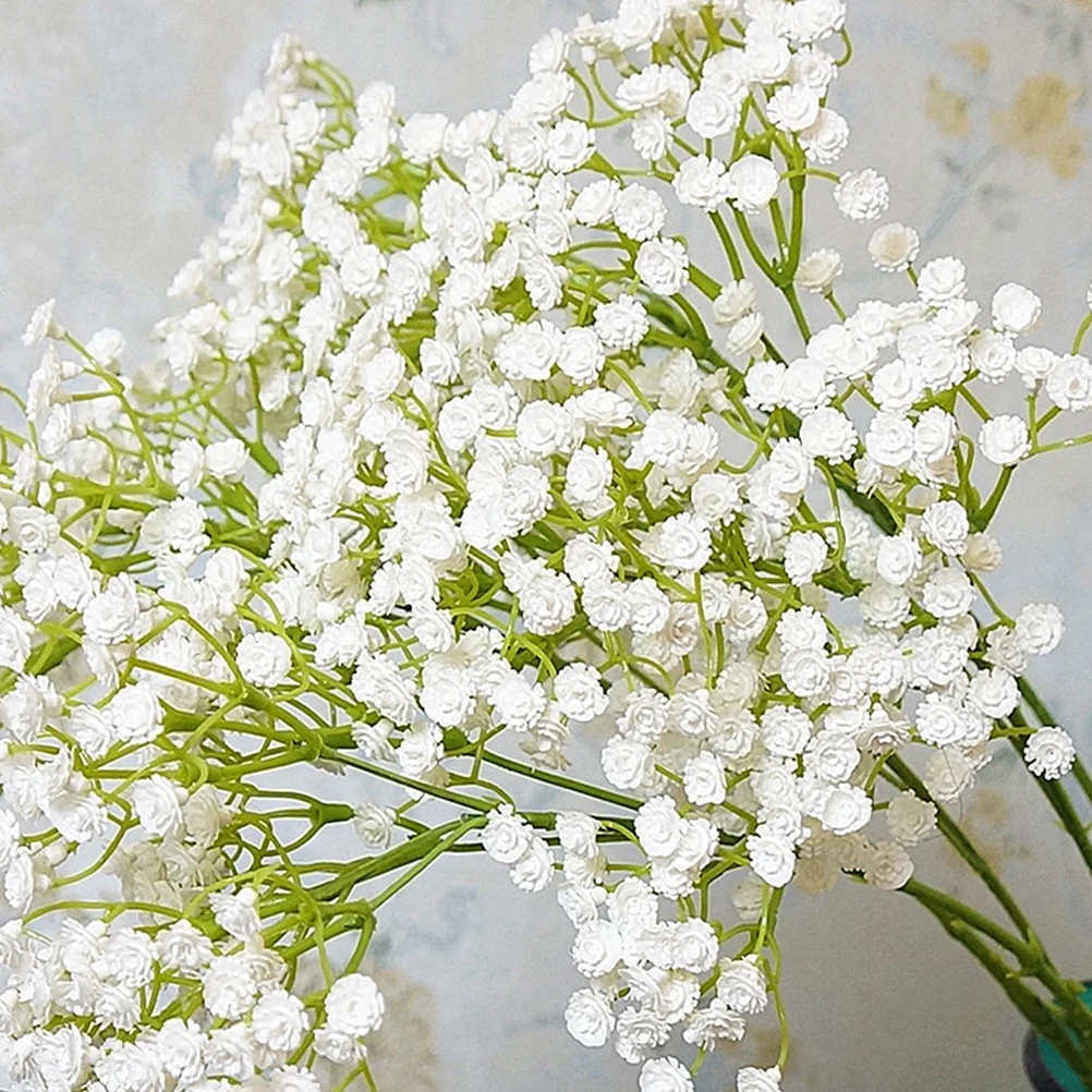 

2Pcs Artificial Gypsophila Lifelike Baby's Breath Flowers Decorative DIY Bridal Bouquet Material Party Wedding Home Decor