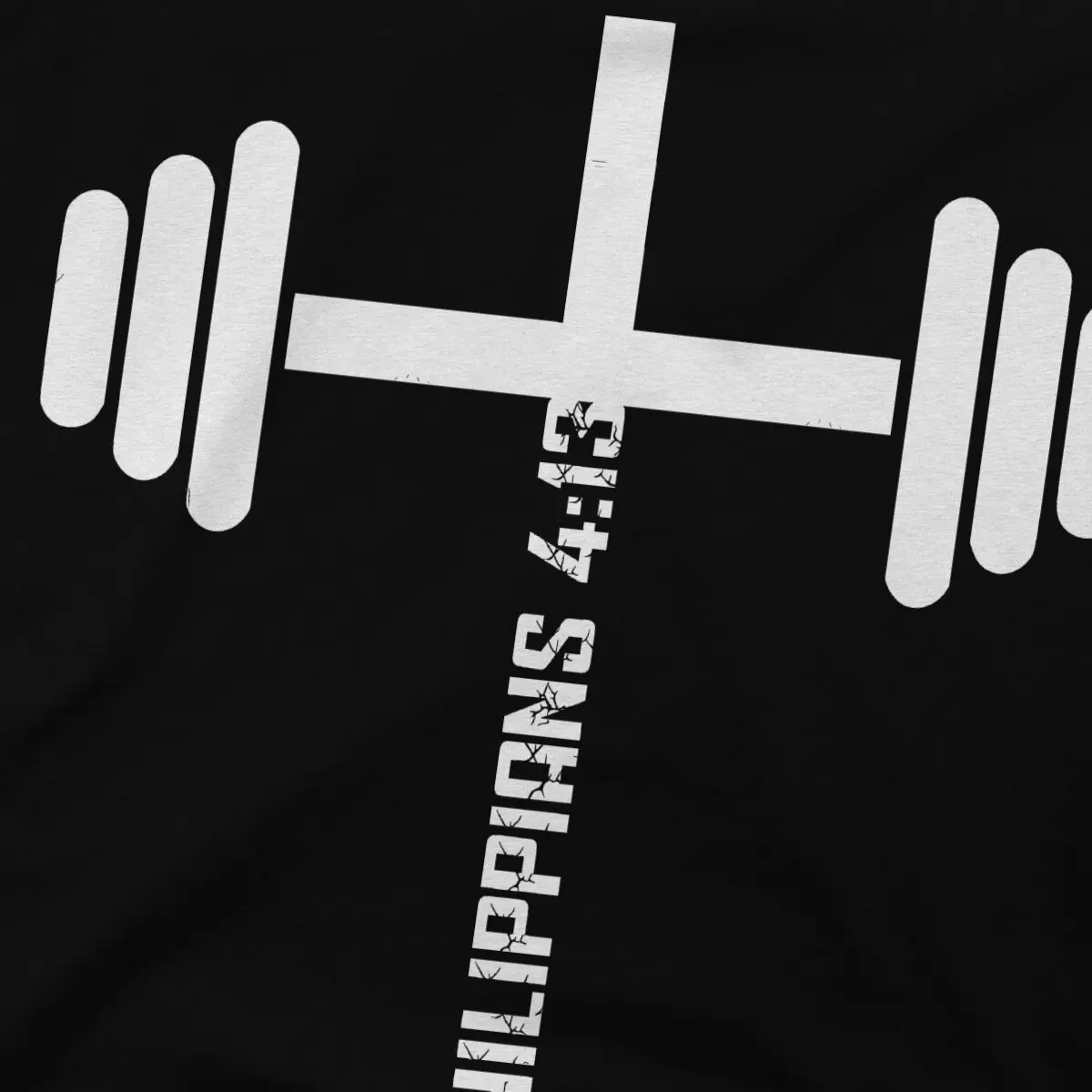 Christian Fitness Philippians 4 13 Bible Verse Vintage Cotton Tee Shirt Short Sleeve Jesus God Cross T Shirts Crew Neck Clothing