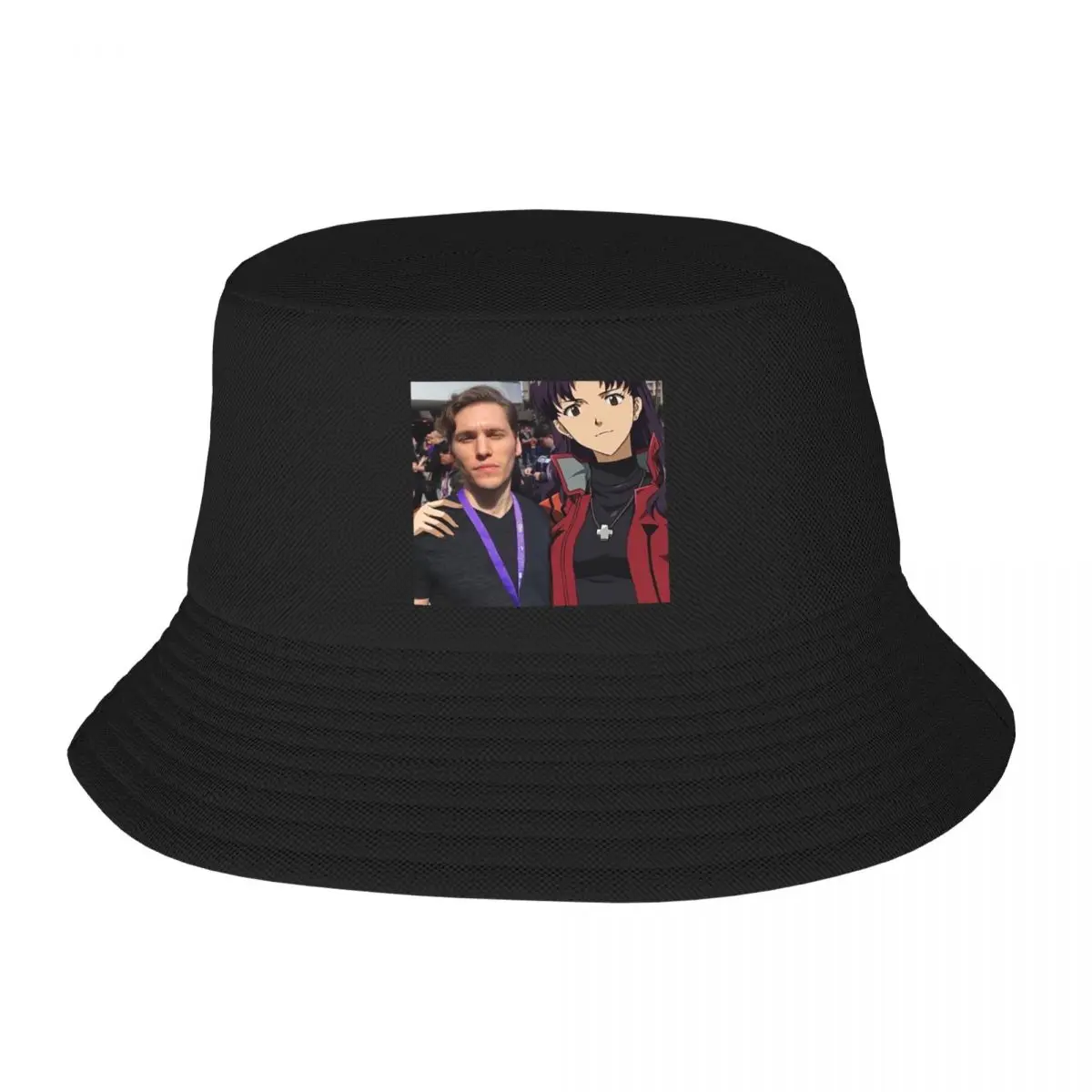 

Jerma and Misato Bucket Hat Military Cap Man Caps Vintage Big Size Hat Men Hats Women's