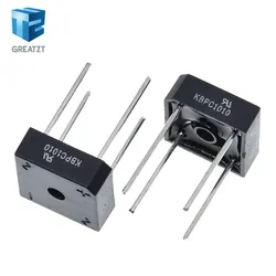 GREATZT 5pcs/lot Kbpc1010 10a 1000v Diode Bridge Rectifier Kbpc1010