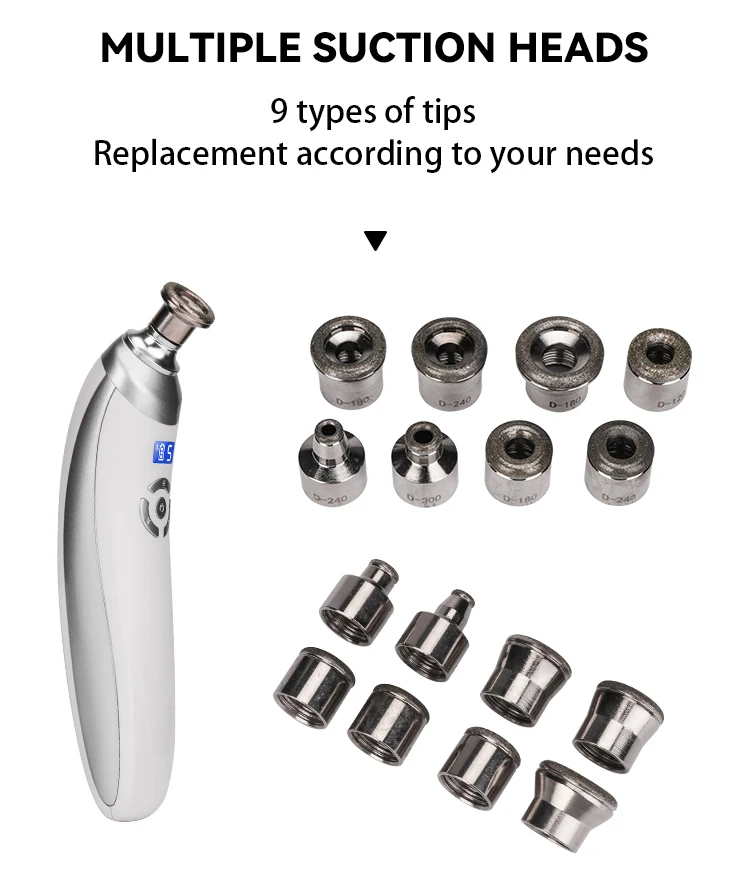 2026 handhold peeling remoção de cravo diamante casca microdermoabrasão máquina grande sucção rejuvenescimento para uso doméstico