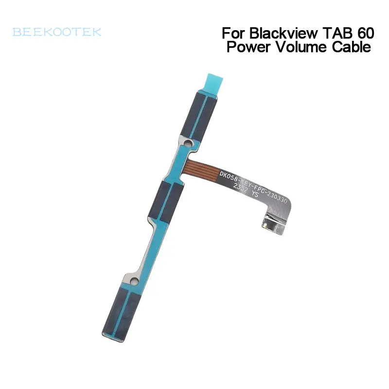Neue original black view tab 60 ein-/ausschalten lautstärke fpc taste up/down button kabel flex fpc zubehör für black view tab60 tablet
