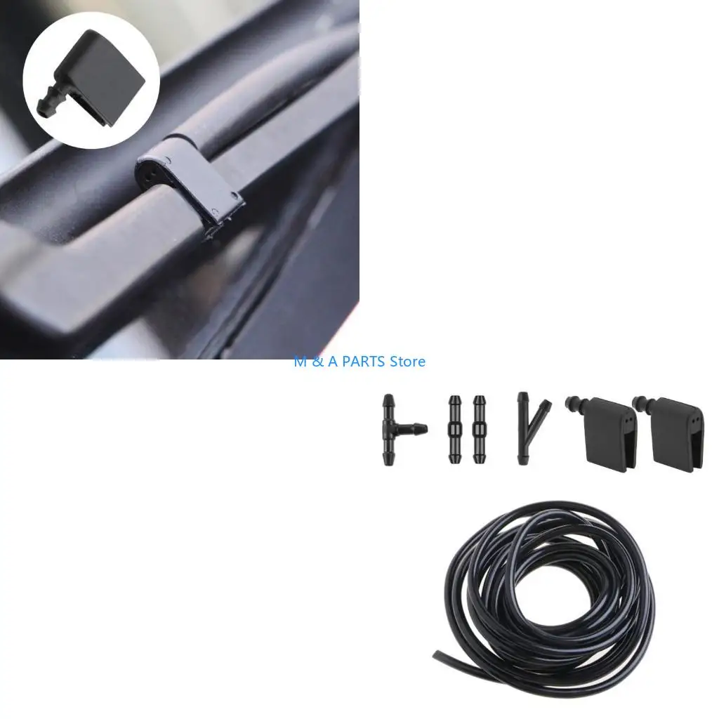 

U1JF Car Windscreen Washer Jet Nozzles Hoses Set For Sprinter Sprinter Windshield Washer Nozzles