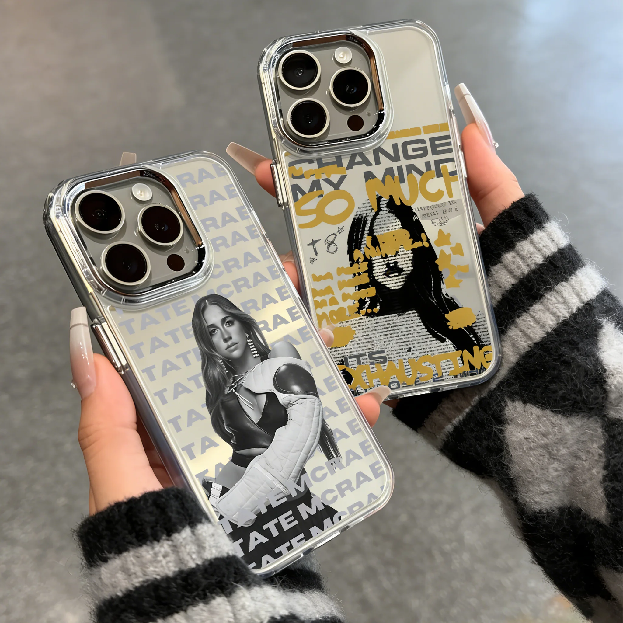Singer Tate M-McRae Phone Case For iPhone 17 16e 16 15 14 13 12 11 mini Pro Max X XR XSMAX 8 7 Air Plus Transparent Soft Cover