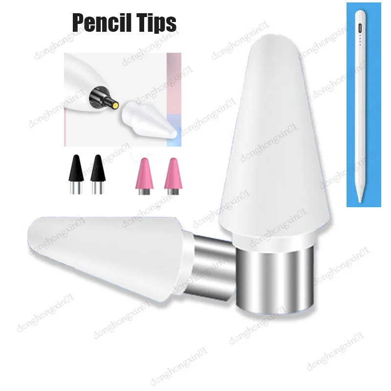 2PCS Tablet Stylus Pen Spare Pencil Tips Touch Screen Replacement Pen Nibs