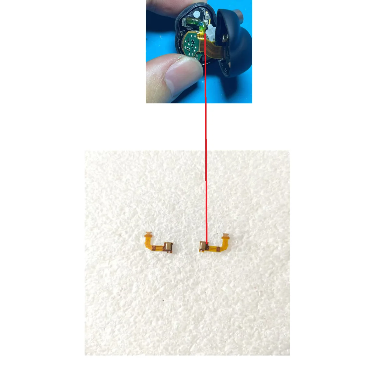 For Sony WF-1000xm4 In-Ear Headphones Noise Reduction Cable Mic Noise Reduction Label