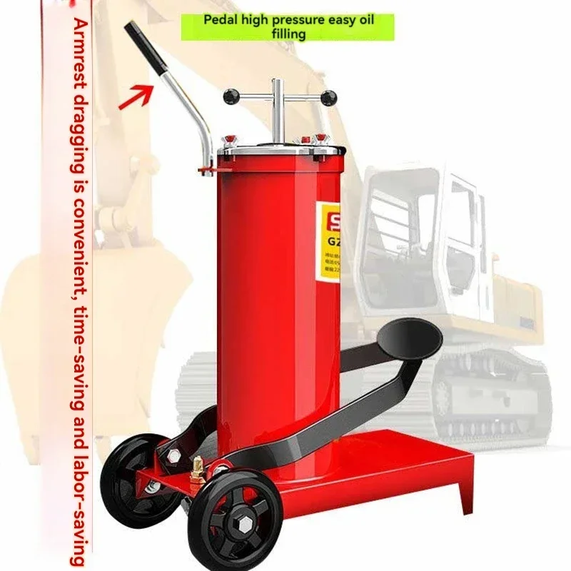 

Upgrade Electric Foot Operated Butter Dispenser, Foot Operated Butter Gun, High-pressure Oil Injector, Grease Injector