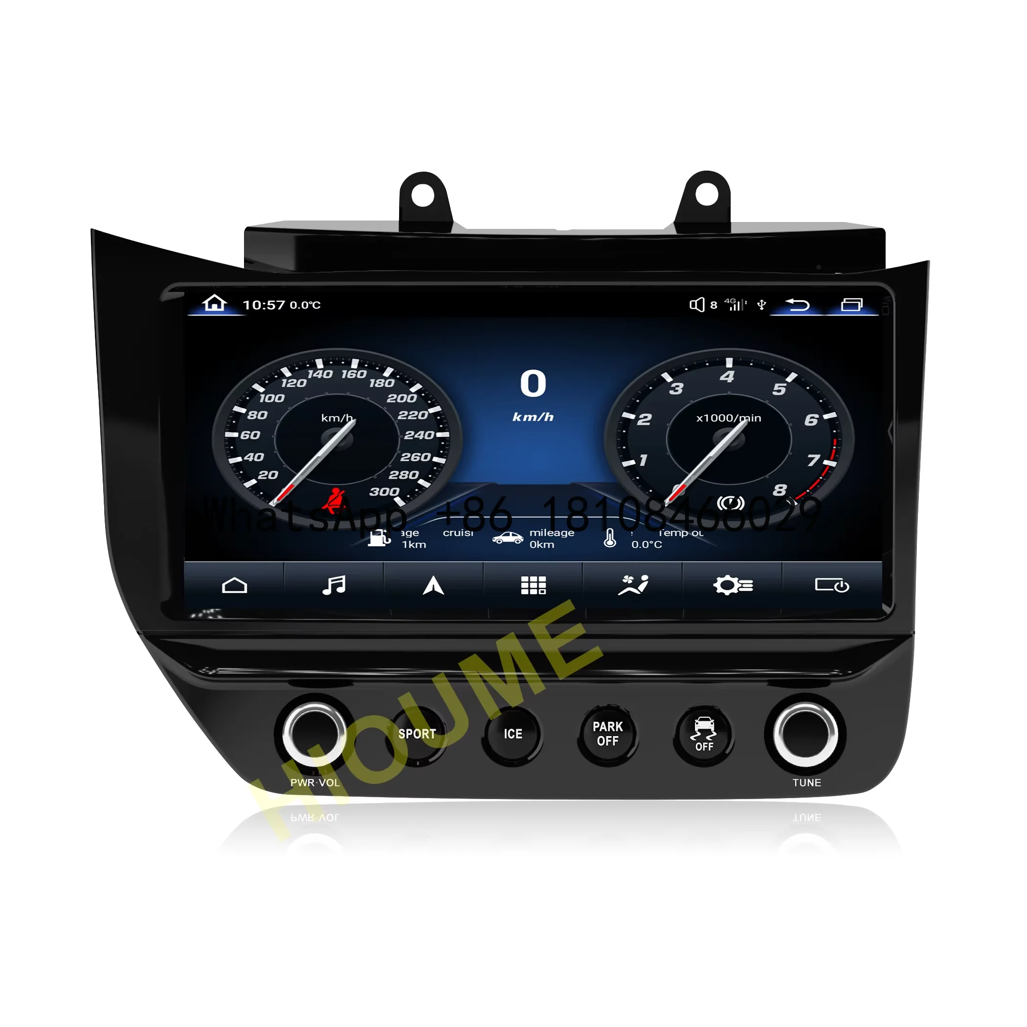 

Qualcomm Android 13 8 Core 4+64G 10.1" Carplay for Maserati GT Gran Turismo 2007-2015 Radio Multimedia Player GPS Navigation 4g