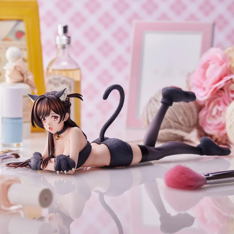 UnionCreative Original:Rent a Girlfriend Mizuhara Chizuru Cat Cos PVC Action Figure Anime Figure collectible Model Toy Doll Gift