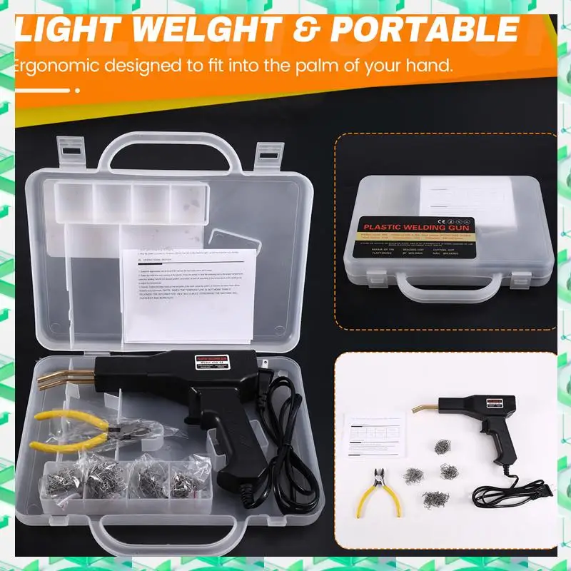 

FIZP Plastic Welders Kit HOT Stapler Welding Machine Hot Stapler Soldering Gun HOT Stapler Welding Car Bumper Repair Tools US Pl