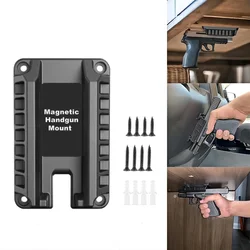 Tactical Magnetic Gun Mount Quick Draw Gun Magnet Holder Concealed Handgun Pistol Holster for Vehicle & Home Hunting Accessories