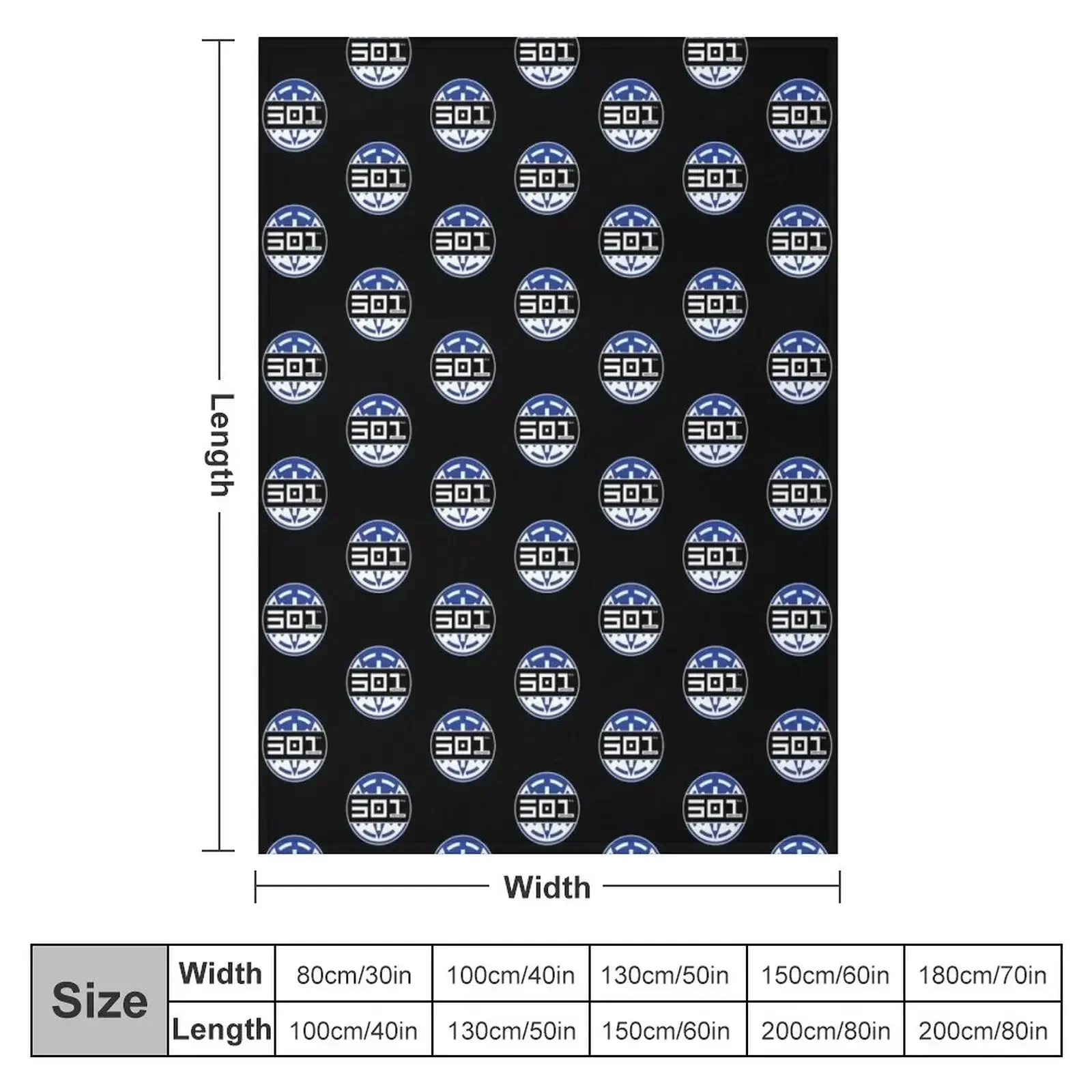 501st Legion Logo Classic TShirt1701 Throw Blanket Nap Picnic For Baby Retros Blankets