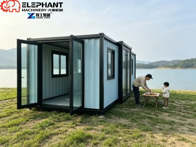 Metal Mobile Foldable Modular 20Ft 40Ft Portable Tiny Prefabricated Prefab 2 3 4 Bedroom Expandable Container House