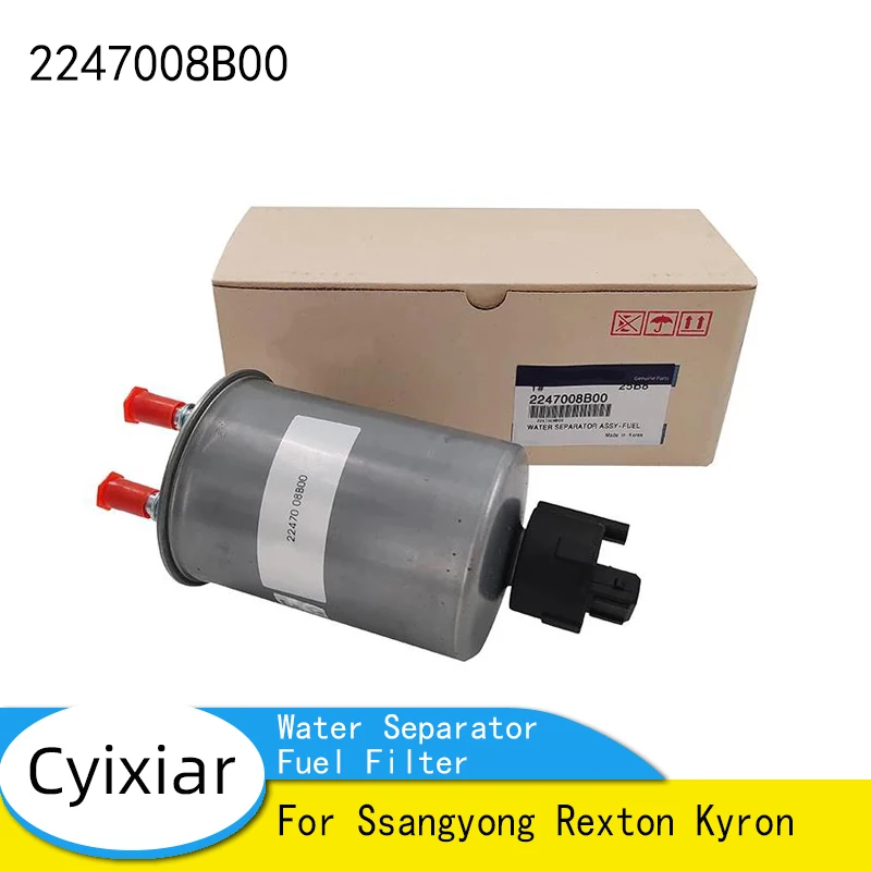 2247008B00 Air Transport Water Separator Fuel Filter for Ssangyong Rexton Kyron OEM 22470-08B00