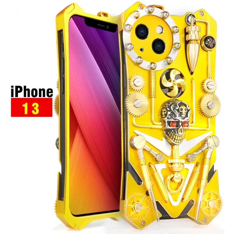 Apple 13pro Gear Phone Case Drop-Resistant Iphone13promax Personalized Creative Suitable for Iphone13