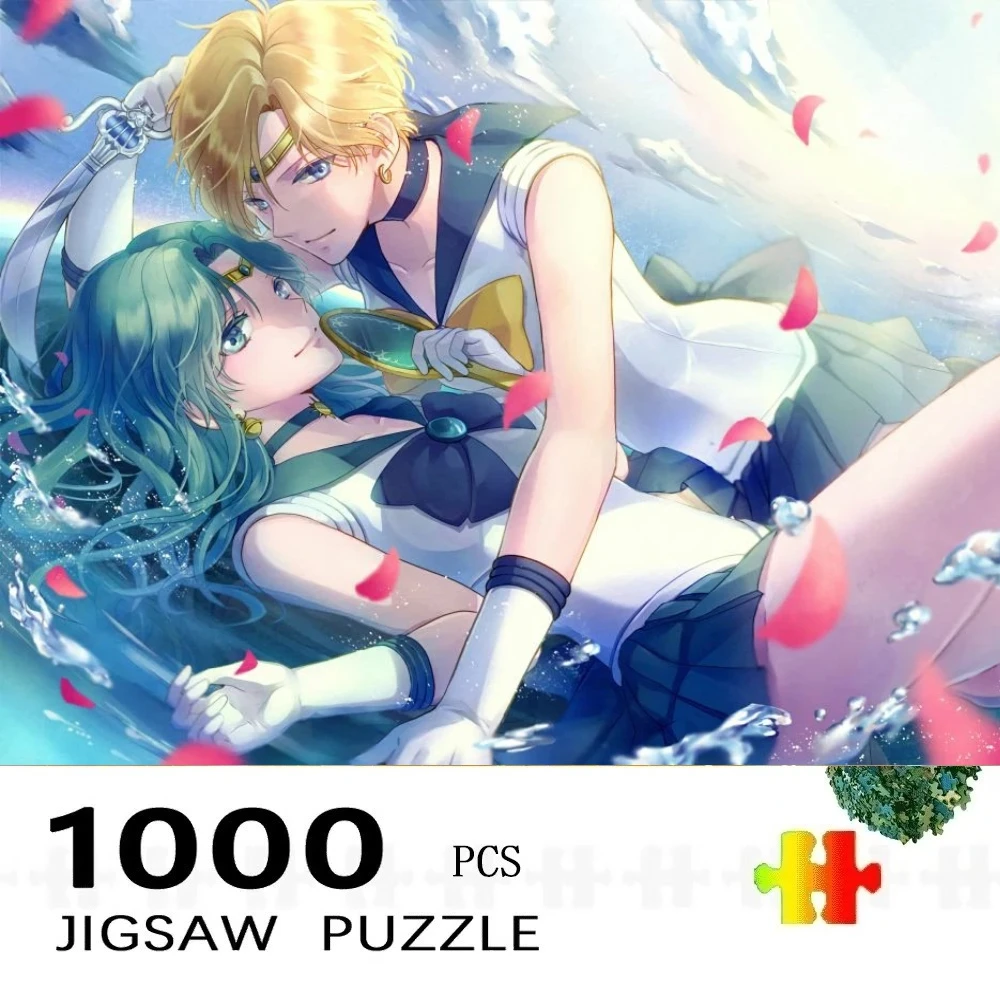 

1000pcs Jigsaw Puzzle, Sailor Moon Cartoon Puzzle, Perfect for DIY Creative Fun with Family,Gift ,teasing Toy