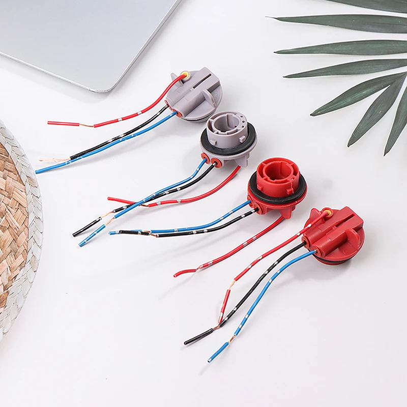 

2Pcs 1156 BA15S BAU15S 1157 BAY15D Lamp Holder Bulbs PY21W P21W Adapter Base Socket For Turn Signal Headlight Light