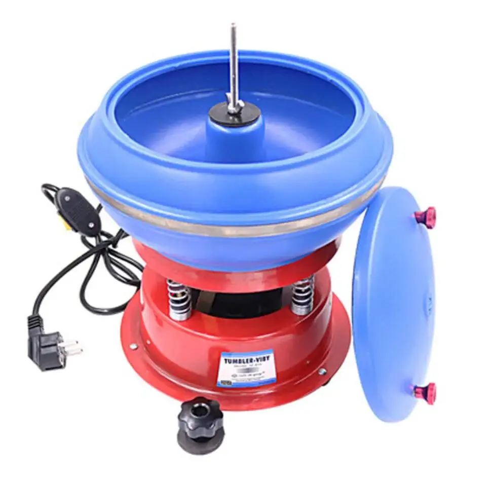 NEW Diy Jewelry Vibrating polishing tumbler polishing machine Vibrating drum Jade Agate Polisher Grinder Vibration tool