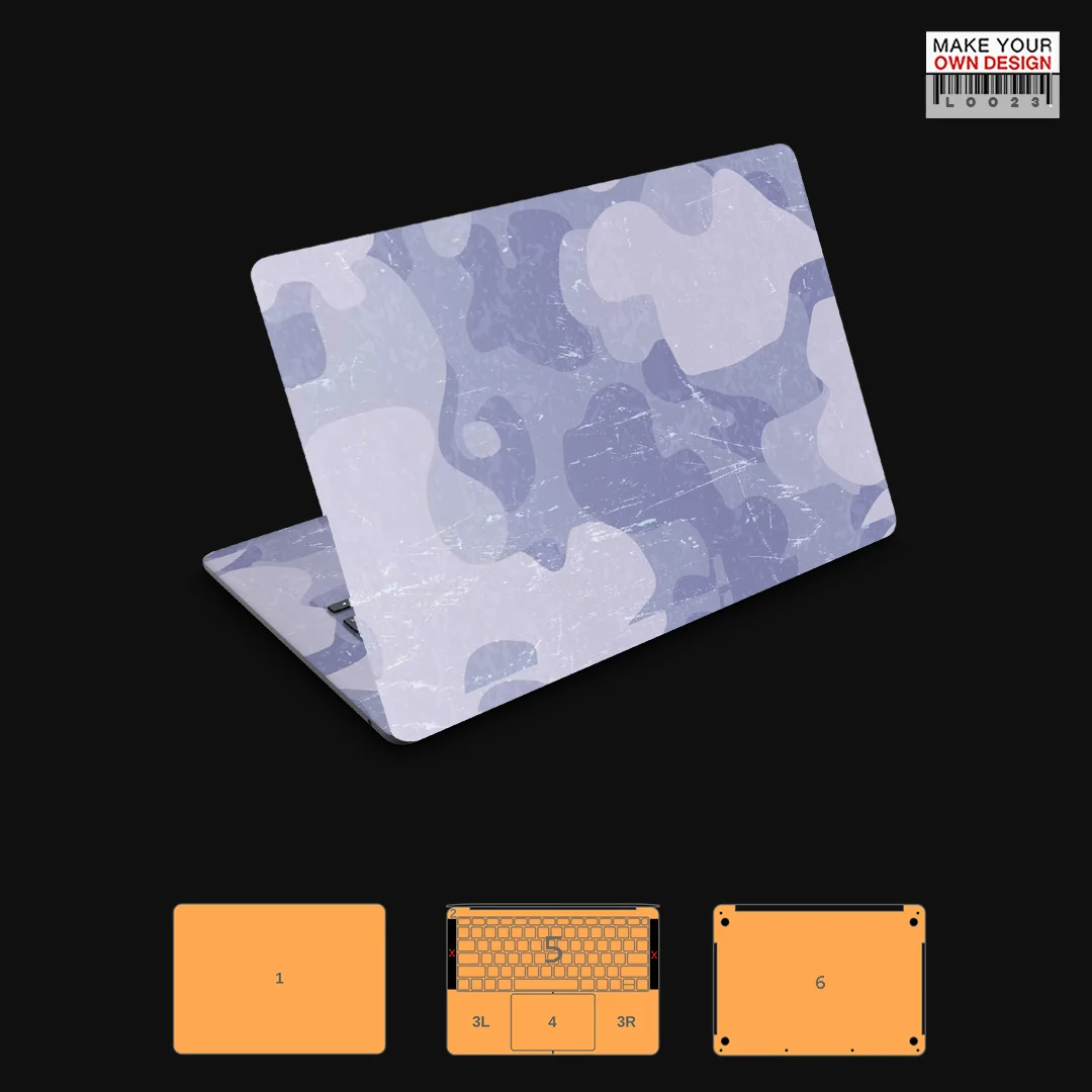 

3M Texture Laptop Skin Protection Film For Macbook Air 13 13.6 15.3 M1 M2 Pro 14 16 2023 Anti-Scratch Laptop Cover Sticker