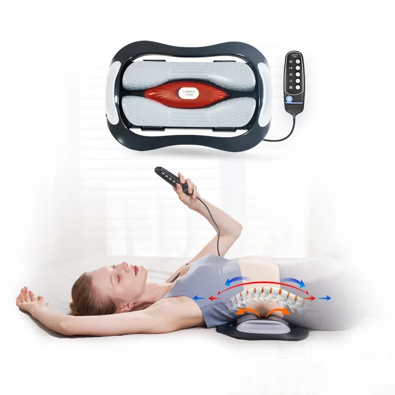 Alpha Lumbar Traction Massager Red light Heat Therapy promotes  circulation and muscle relaxation massager