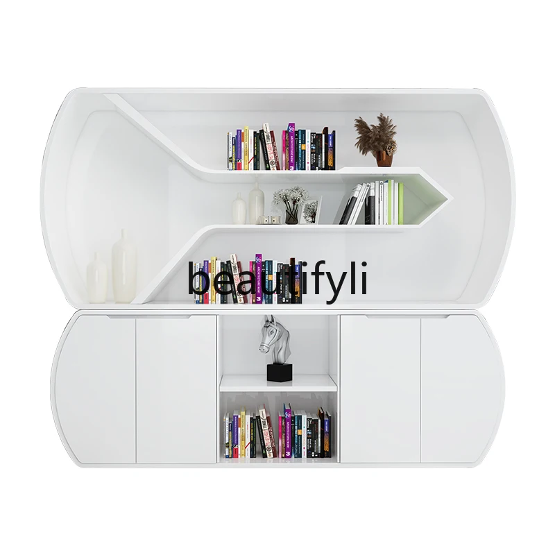 파일 캐비닛 간단한 현대 페인트 목재 보관 파일 배치 배경 모바일 사무실 파일 캐비닛