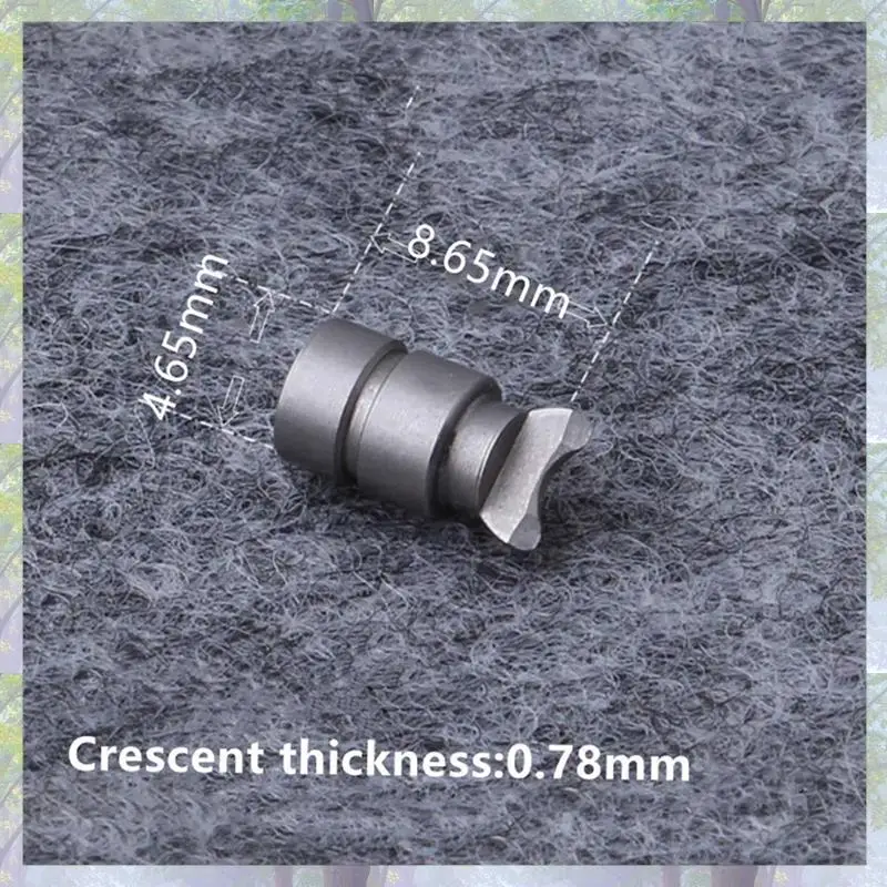 جديد وصول 10X المعادن شبه القمرية دبوس عجلة الصيد نصف القمر مناسبة ل أبو قطرة الماء عجلة BMAX SMAX PMAX Revo