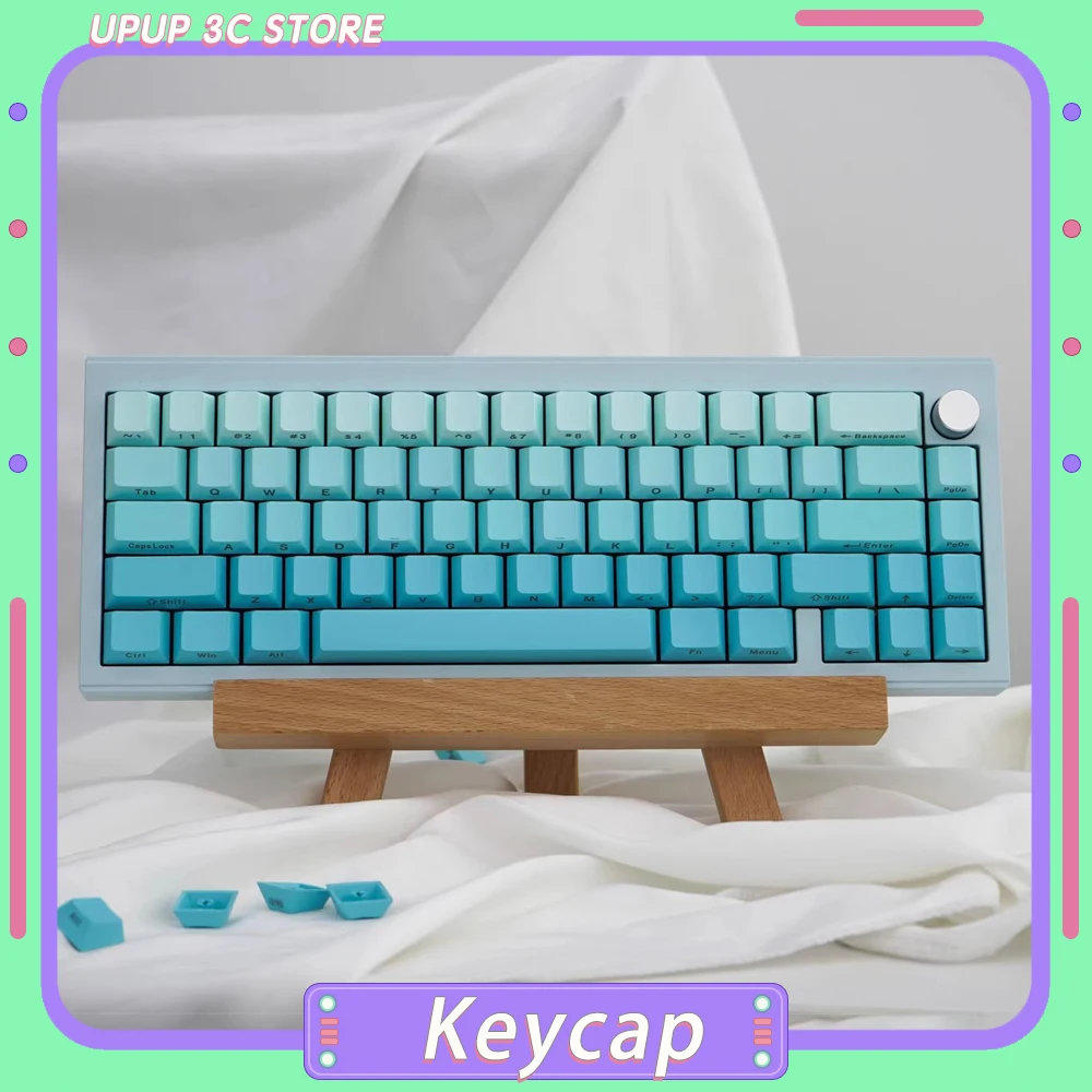 

125Keys Mechanical Keyboard Keycaps Original PBT Sublimation Side Carving Key Caps Custom Gradient Keycap PC Gamer Accessories