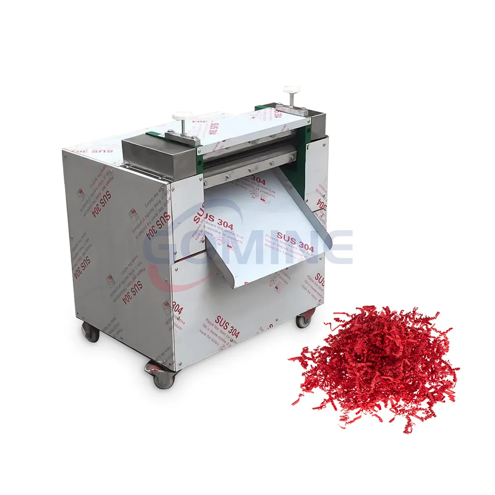 Hot Selling Gift Package Crinkle Paper Shredder Machine Gift Box Filler Raffia Paper Making Machine