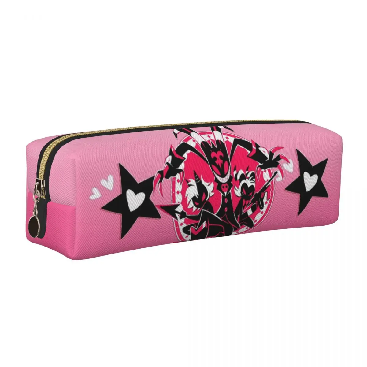 الإبداعية لونا أنيمي مقلمة Helluva Boss Merch صندوق القلم أكياس أطفال سعة كبيرة الطلاب الهدايا المدرسية pencelcases