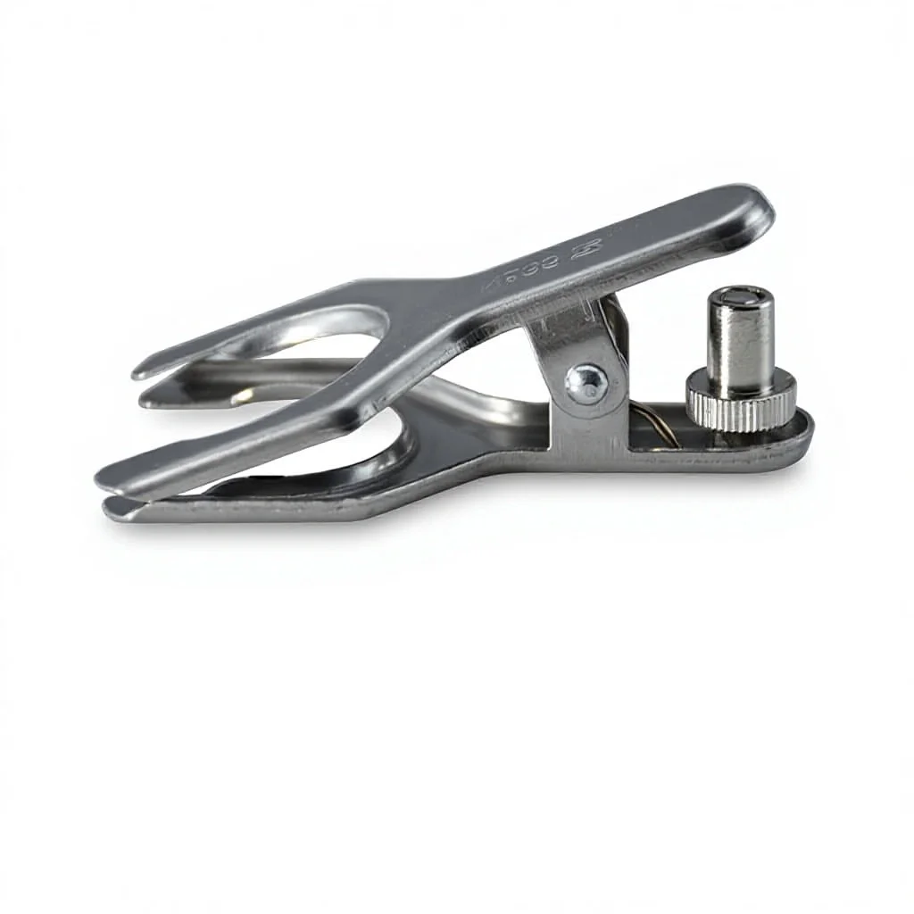 Stainless Steel Laboratory Ground Glass Clamp with Spherical Steel Sheet Interface Sizes 12-50 fast shipping