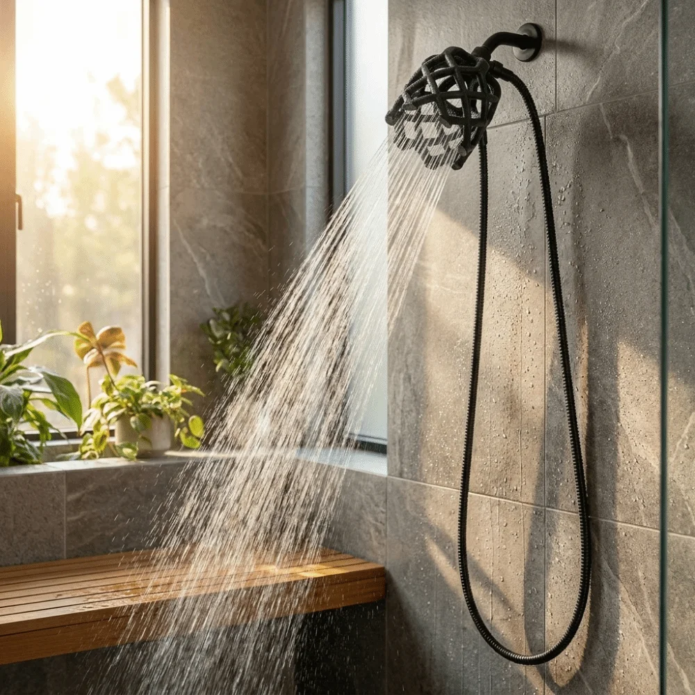 

Circular Design Ring Shape Shower Head Steady Large Water Flow Comfortable Massage Spray Massage Shower Sprayer