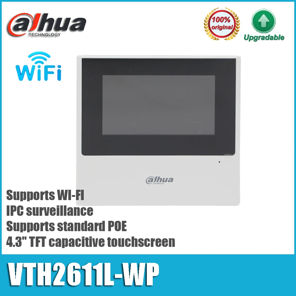 Original Dahua VTH2611L-WP Wireless PoE 4.3