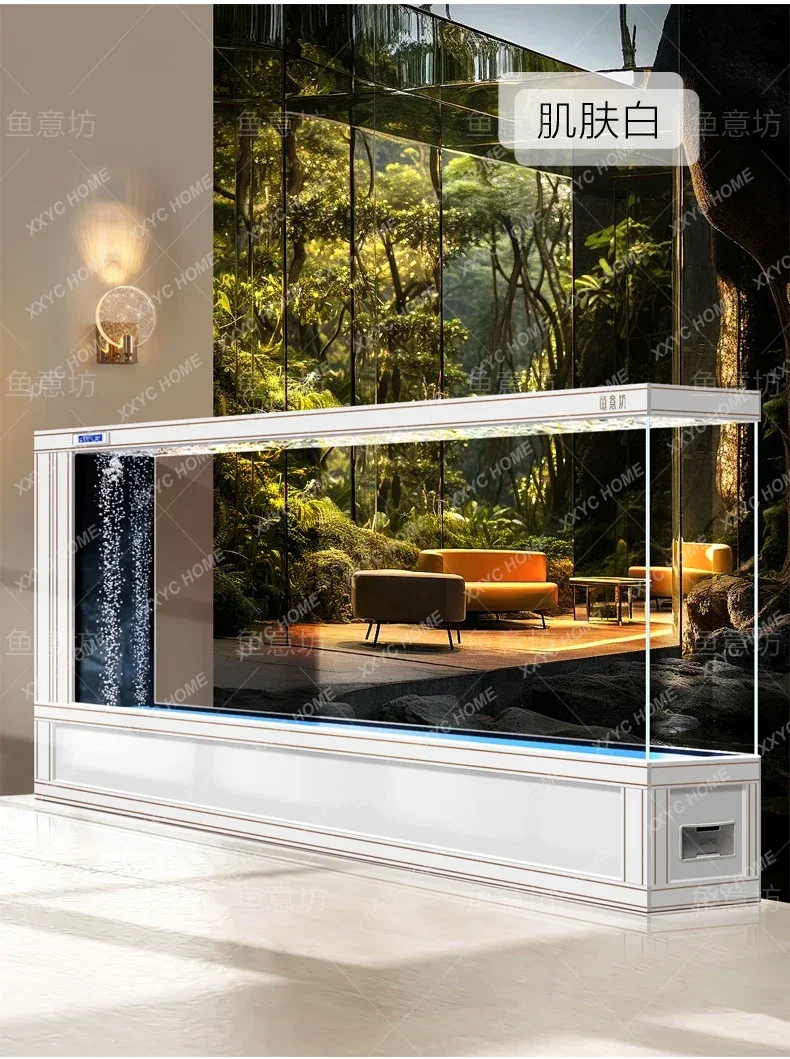 

M02 Betta Fish Modern Turtles Aquarium Terrarium Living Room Coffee Table Aquarium Shrimp Ornamental Fish Furniture Acquario