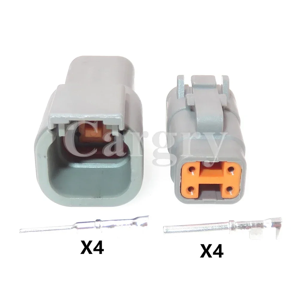 1 Set 4P DTM04-4P DTM06-4S ATM06-4S AC Assembly Automobile Electric Wiring Socket Car High Power Connector For Excavators