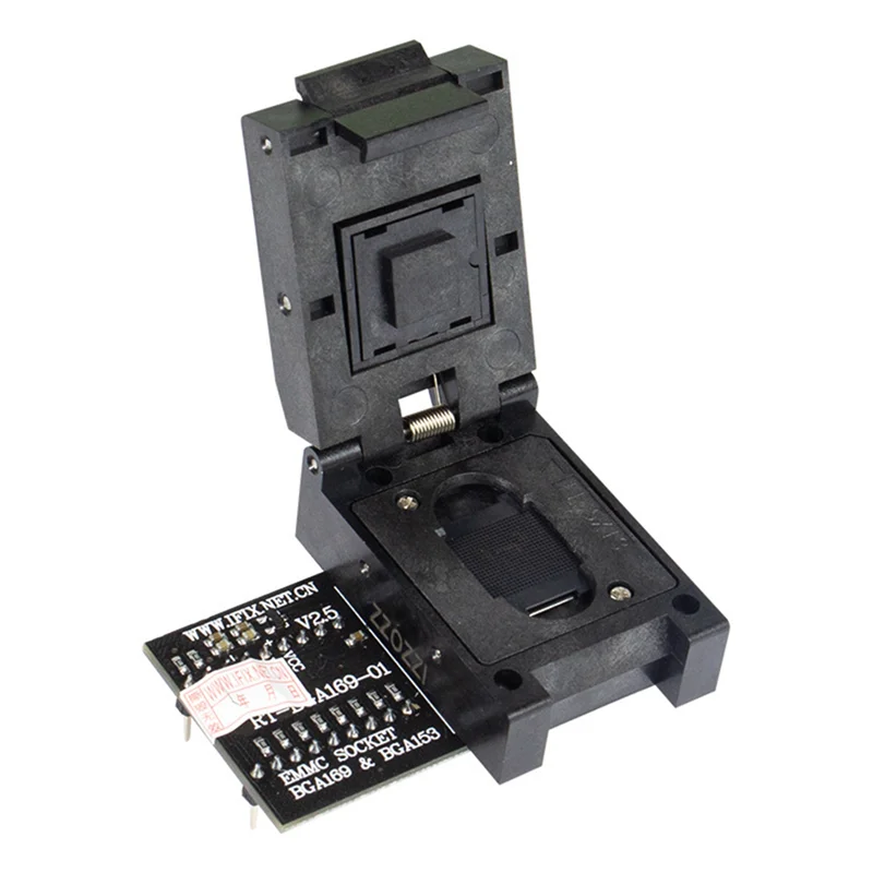 Nuovo adattatore RT-BGA169-01 BGA169 / BGA153 EMMC V2.5 con scatola di confine BGA da 4 pezzi per programmatore RT809H