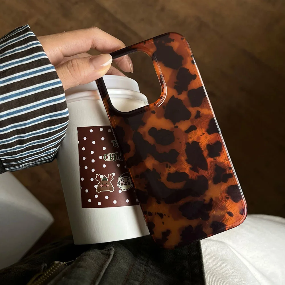 Ins العنبر غير النظامية نمط الحال بالنسبة آيفون 16 برو 15 14 برو ماكس 15 برو لينة غطاء حماية الهاتف آيفون 12 13 Funda Coque