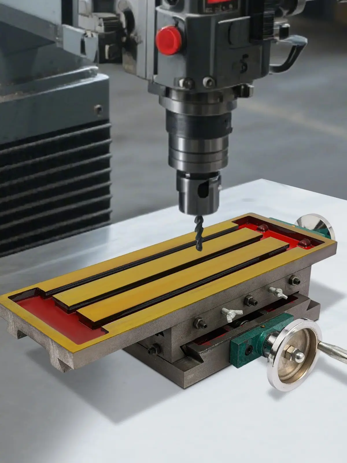 2-assige freeswerktafel kruistafelbankmachine voor boor- en freesmachines, schommelfreesmachines, 270*125mm bewegingsbereik - afbeelding 2