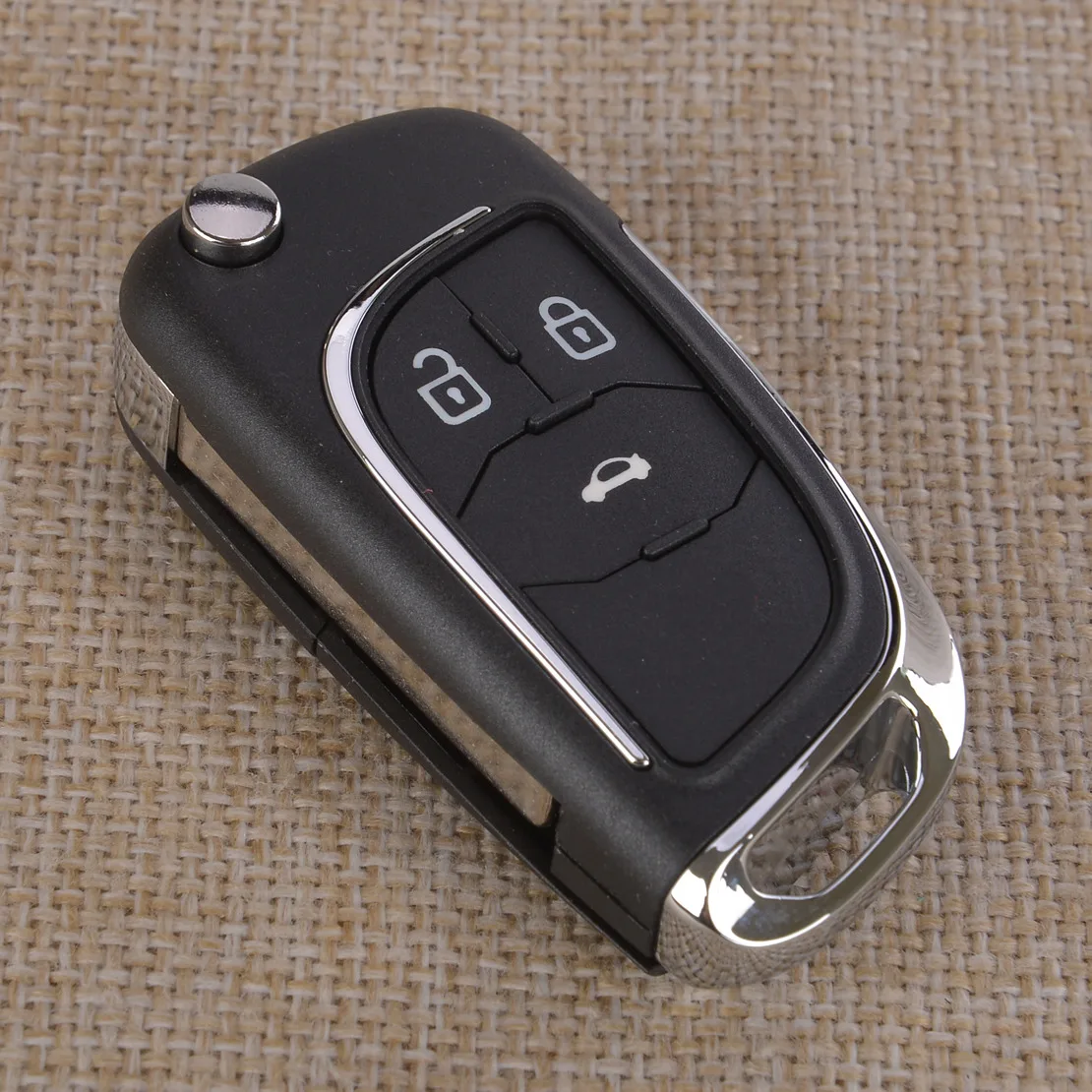 

3-кнопочный складной смарт-ключ-брелок с дистанционным управлением и функцией бесключевого доступа, чехол-корпус для ключа, подходит для Chevrolet, Opel, Vauxhall