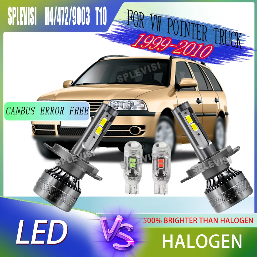 2pcs 3570 CSP LED chips Experience 500% brighter than Halogen For VW Pointer Truck 1999 2000 2001 2002 2003 2004 2005 2006-2010