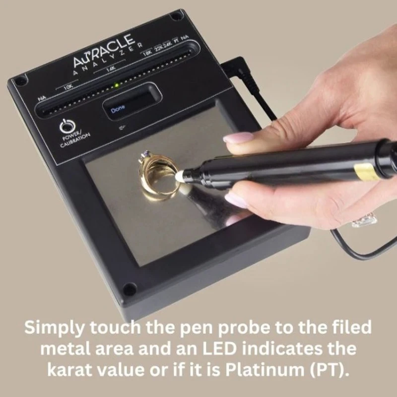 Portable 6K-24K Gold Tester Analyzer for Gold & White Gold Detection