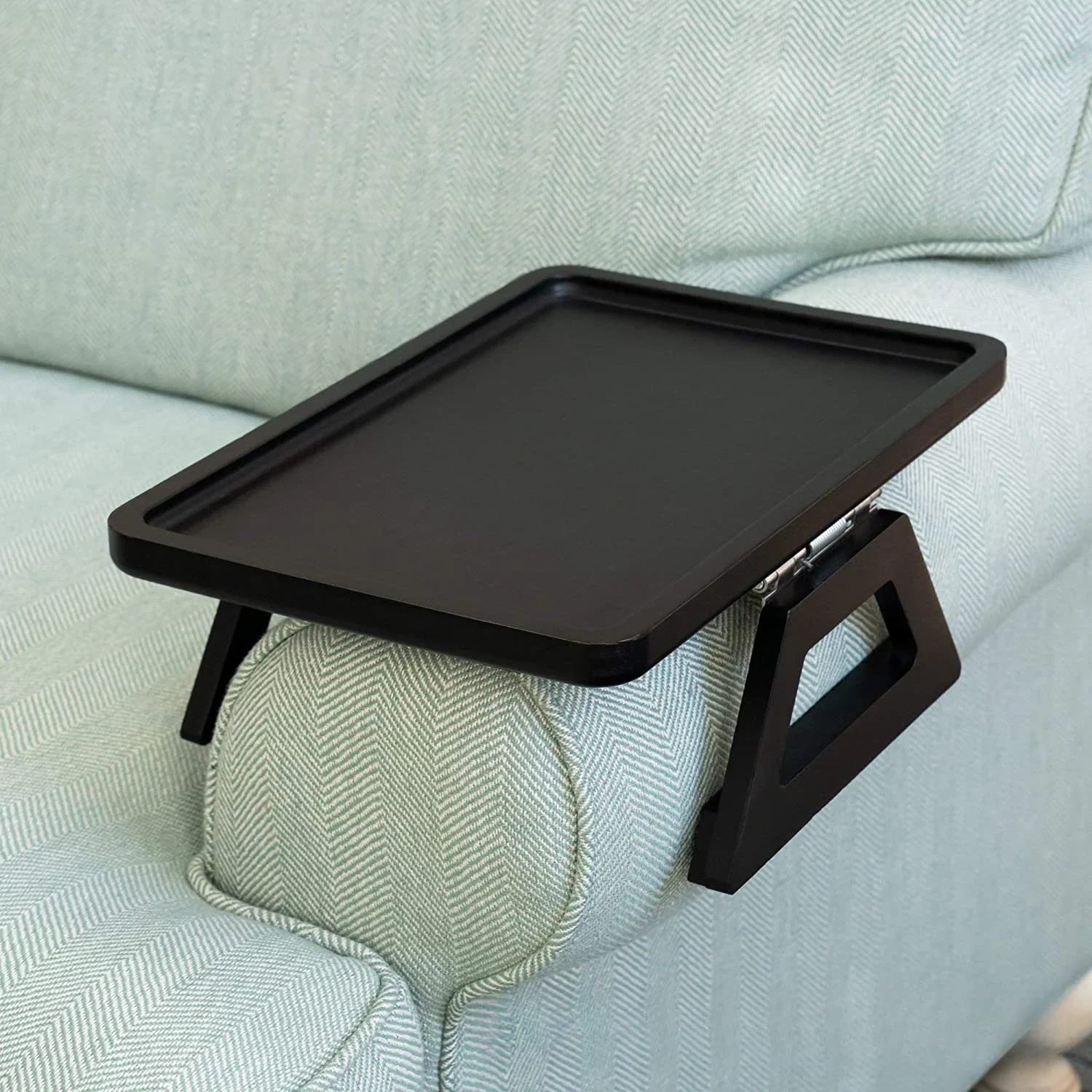Wooden Sofa Tray Rectangular Sofa Armrest Tray Solid Wood Breakfast Inventory Tea Tray
