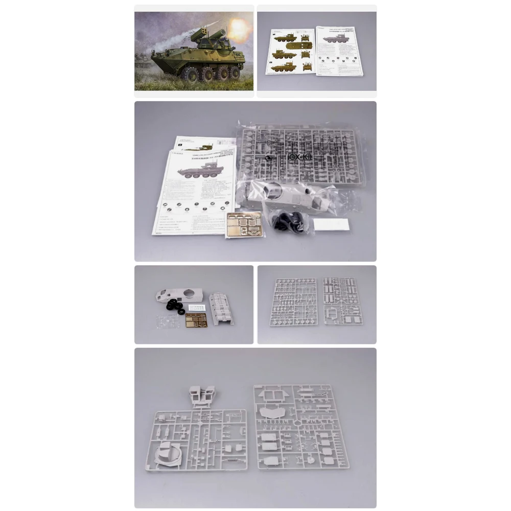 

Trumpeter 00393 Масштабная модель 1:35: Военная техника ВМС США LAV-AD (автомобиль для зенитной обороны), пластиковый сборный конструктор, военная игрушка