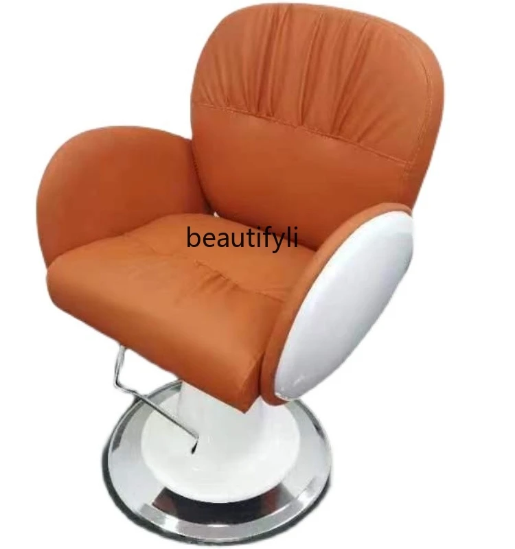 

Barber Shop Simple Chair for Hair Salon Hair Cutting Chair Hair Salon Lifting Stool Hot Dyeing Area Barber Chair