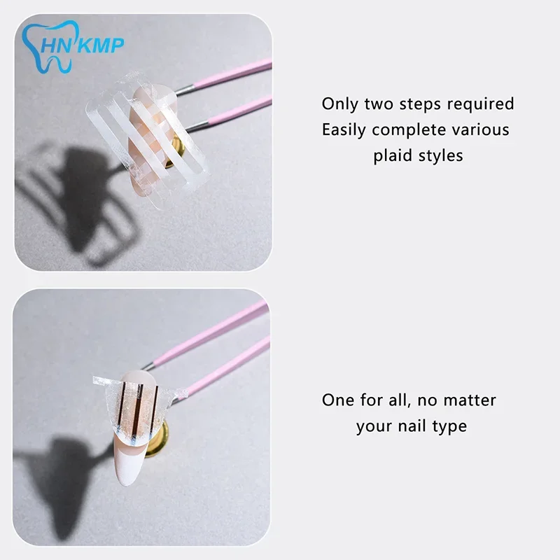 1 Sheet Transparent French Manicure Guide Stickers Strong Adhesive Nail Art Decals French Manicure DIY Stencil 3D Styling Tools