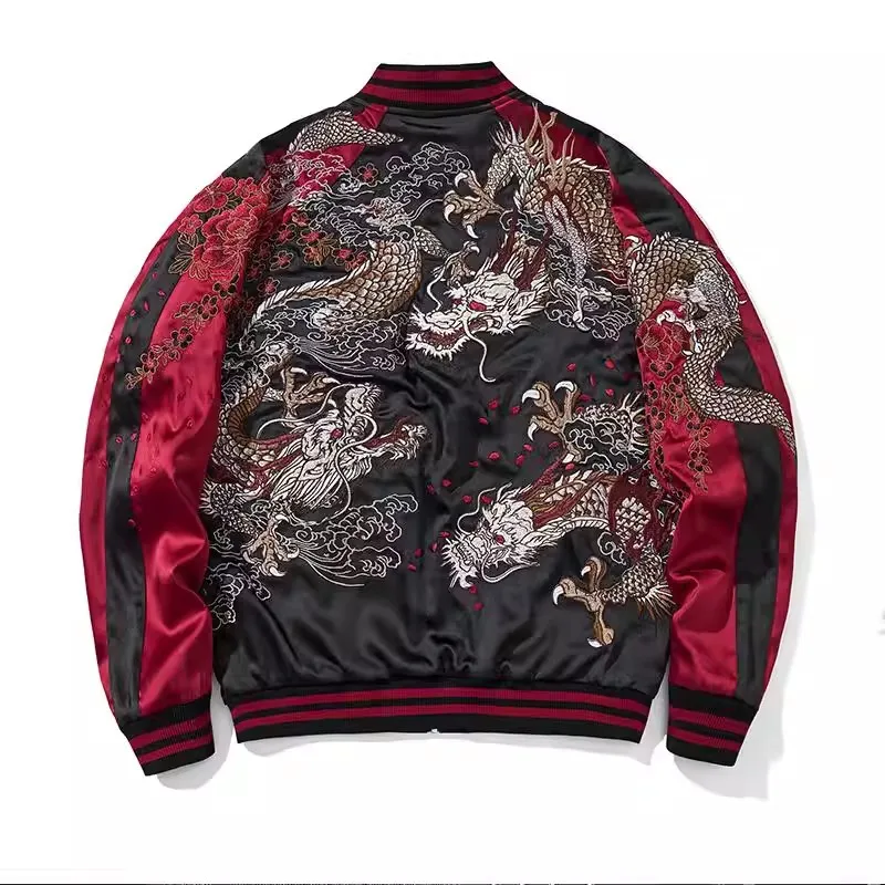 

Мужские куртки B080 из полиэстера с плотной вышивкой, премиум-качества, свободного кроя, осенние, комфортные, повседневные, модные, Chamarras Para Hombre