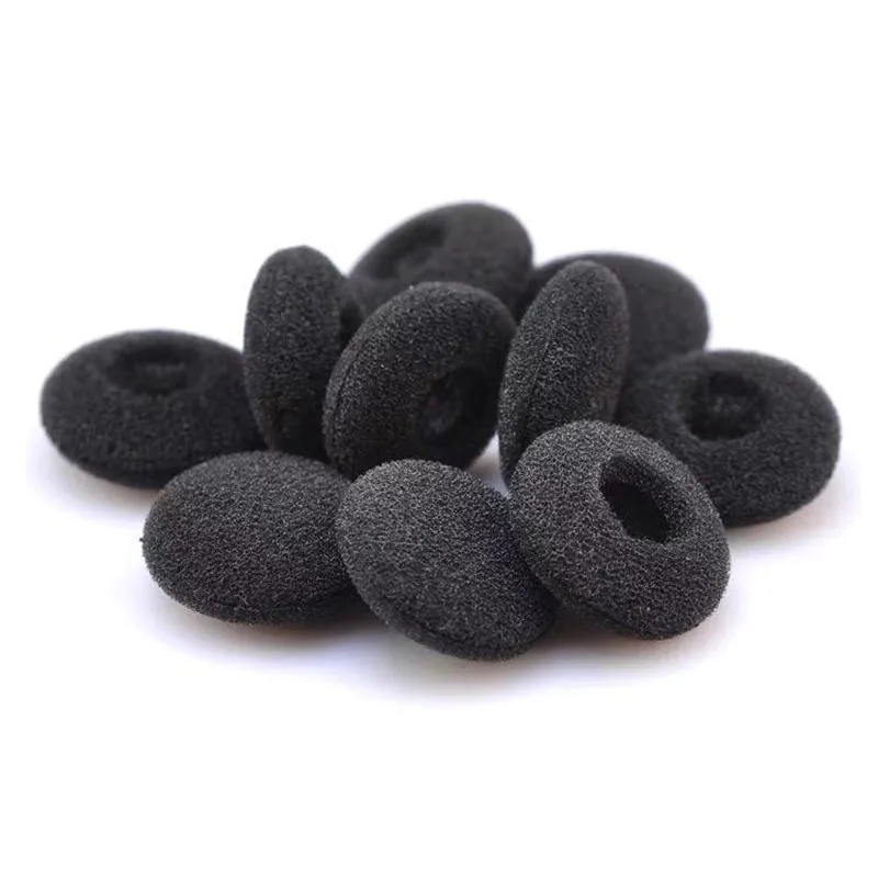 50Pcs 18mm Soft Foam Earphone Pads Earbuds Headphone Sponge Covers Replacement Cushion For Most Earphone MP3 MP4 Music