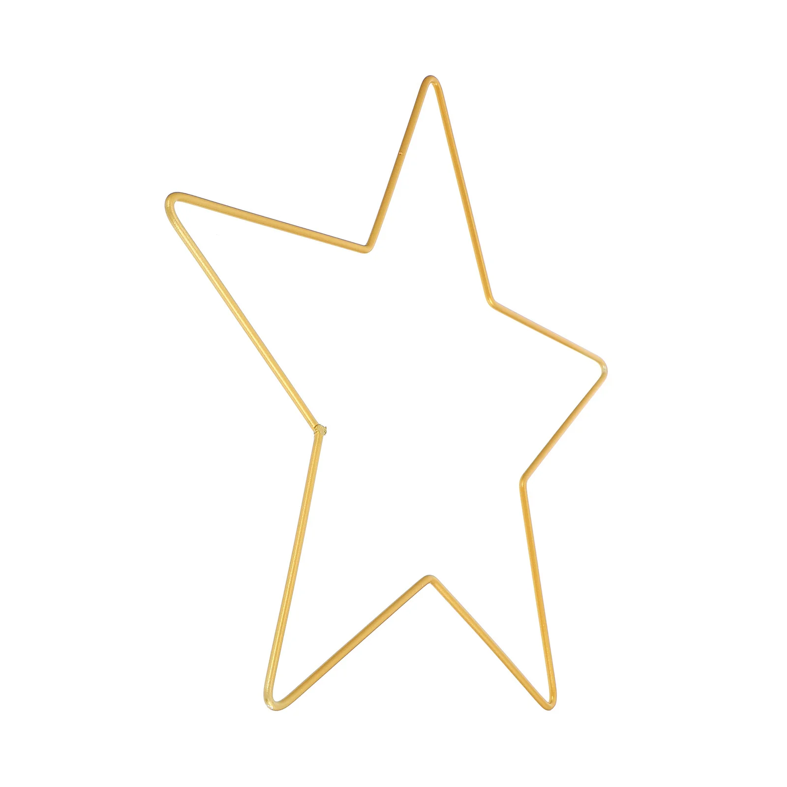 

30cmx3mm Metal Pentagram Glazing Wall Hanging Ornament for Home Office Christmas Tree Party Decoration