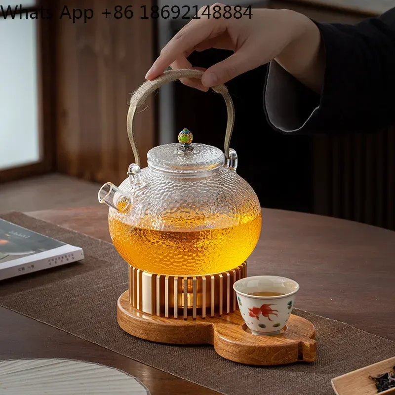 Tea Warmer for Light Luxury Use Thermal Insulation Roasting Boiling Fruit Flower Tea Leaves Incense Stove Wine