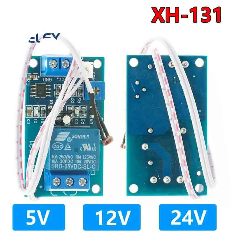 XH-M131 DC 5V 12V 24V 10A Light Control Switch Photoresistor Relay Module Detection Sensor brightness Automatic Control Module